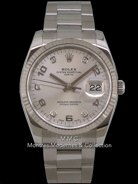 rolex 115234 diamond dial.